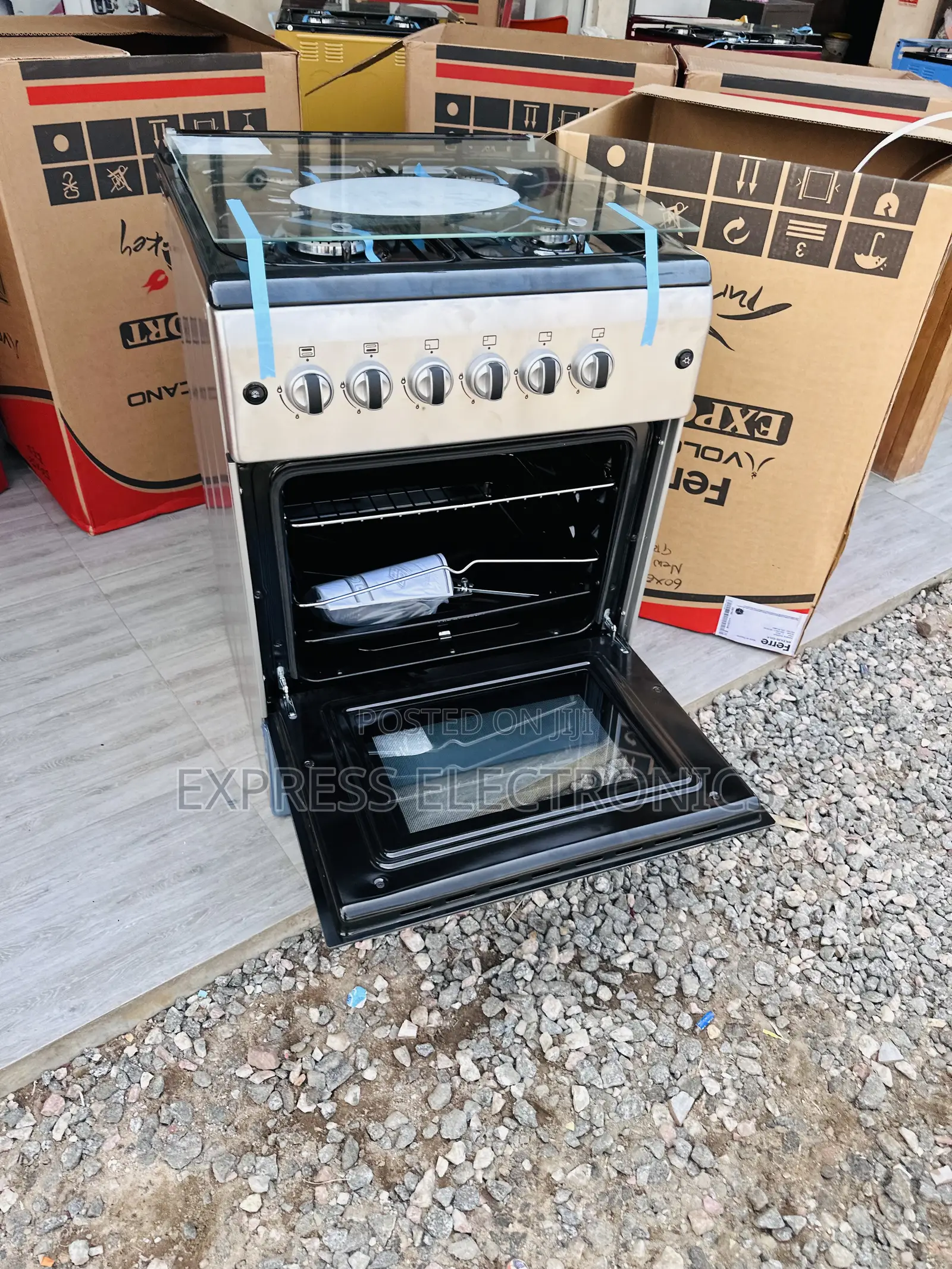 Spectacular Design Stove New Line 4burner 60/60