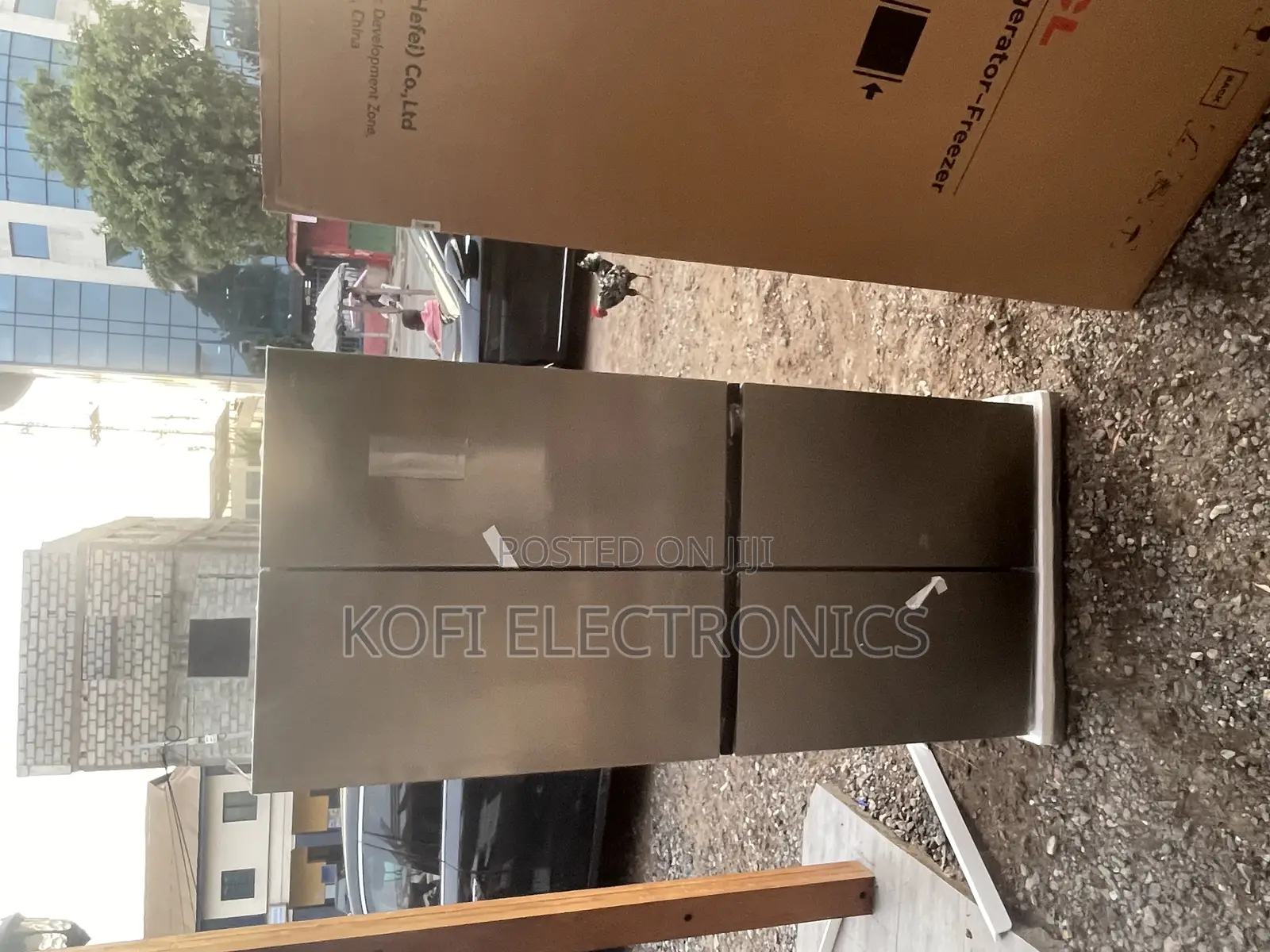 Electronic Control TCL Cross Door Fridge 429L Inverter