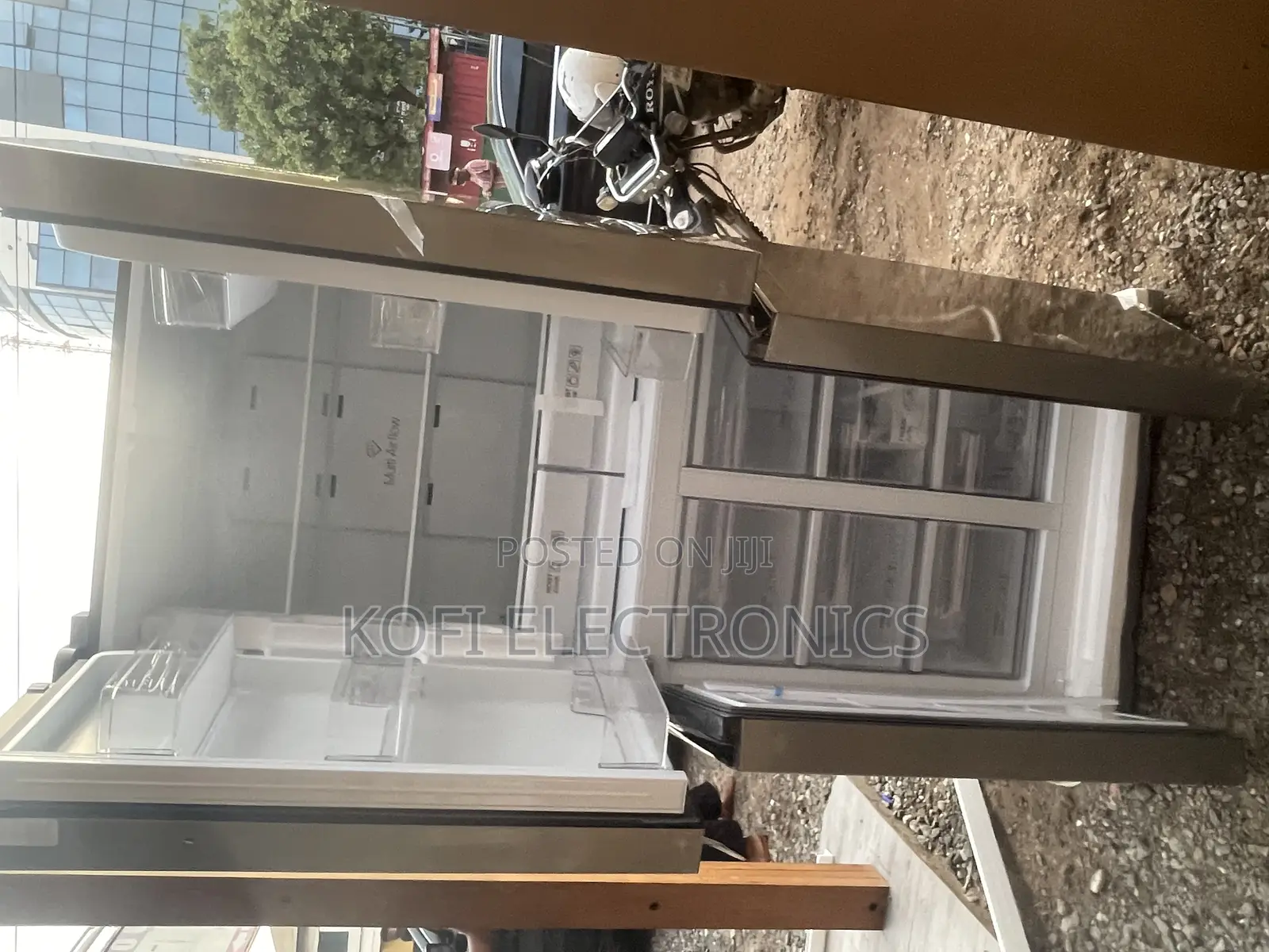Electronic Control TCL Cross Door Fridge 429L Inverter