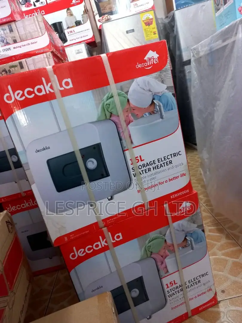 New in Box~Decakila 15L Storage Water Heater