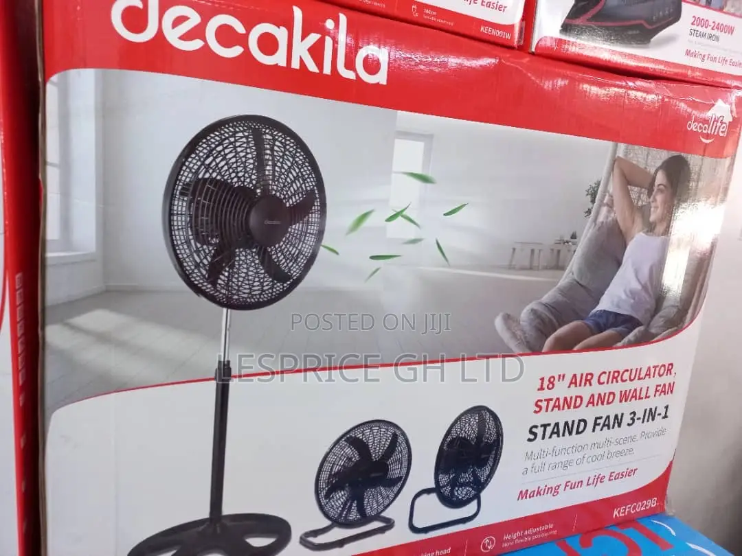Extremely Good~Decakila 18” Standing Fan