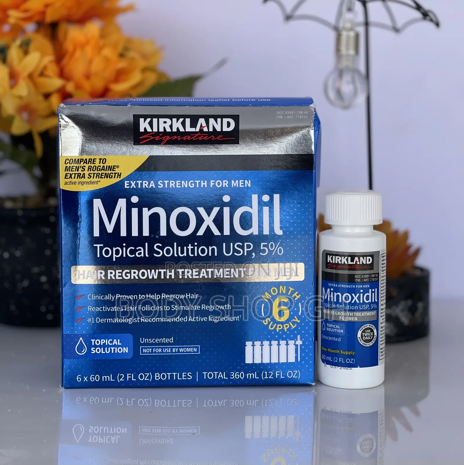 Hairline and Beard Growth Oil / Original Kirkland Minoxidil