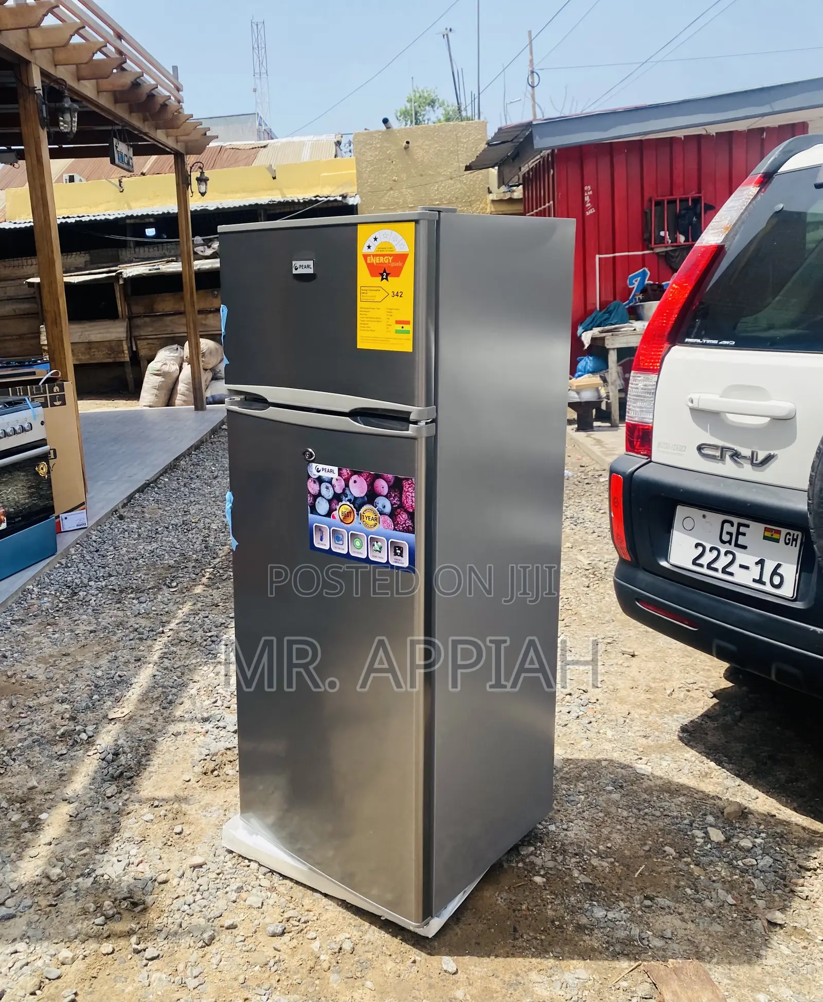 Purchase Original Pearl PF-250 2 Door Electric Fridge(Gray)
