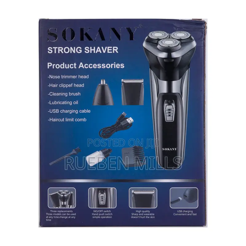 Sokany Sk-9917 3 in 1 Cordless Beard Trimmer Hair Clipper