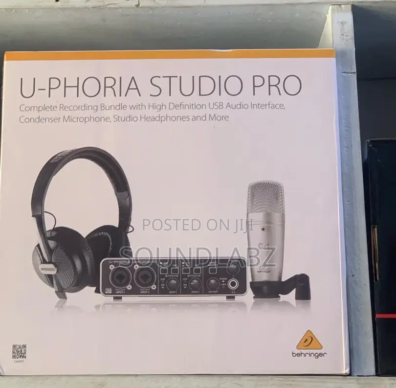 Behringer Recording / Podcasting Bundle Set U-Phoria Studio