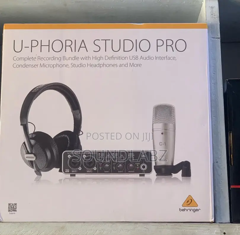 Behringer Recording / Podcasting Bundle Set U-Phoria Studio
