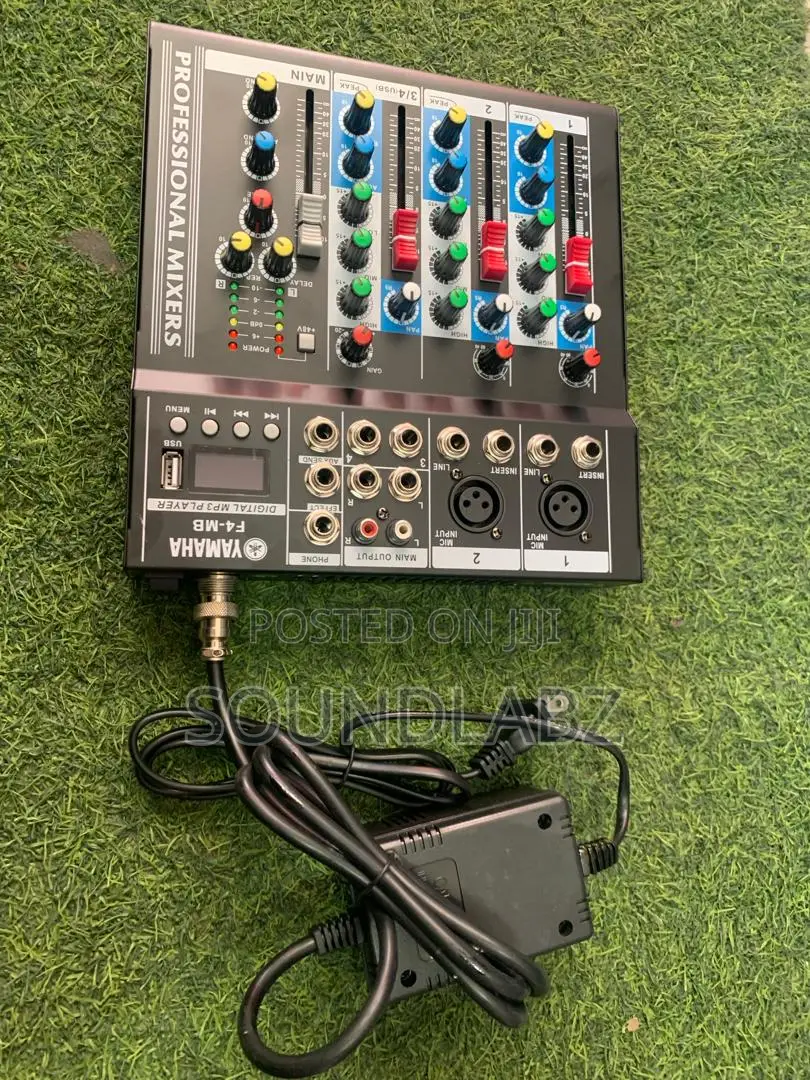 Yamaha F4-Mb Analog Mixer With Usb Digital Mp3 Player