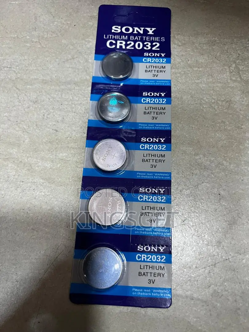 Sony Lithium Batteries Cr2032 5pcs Set