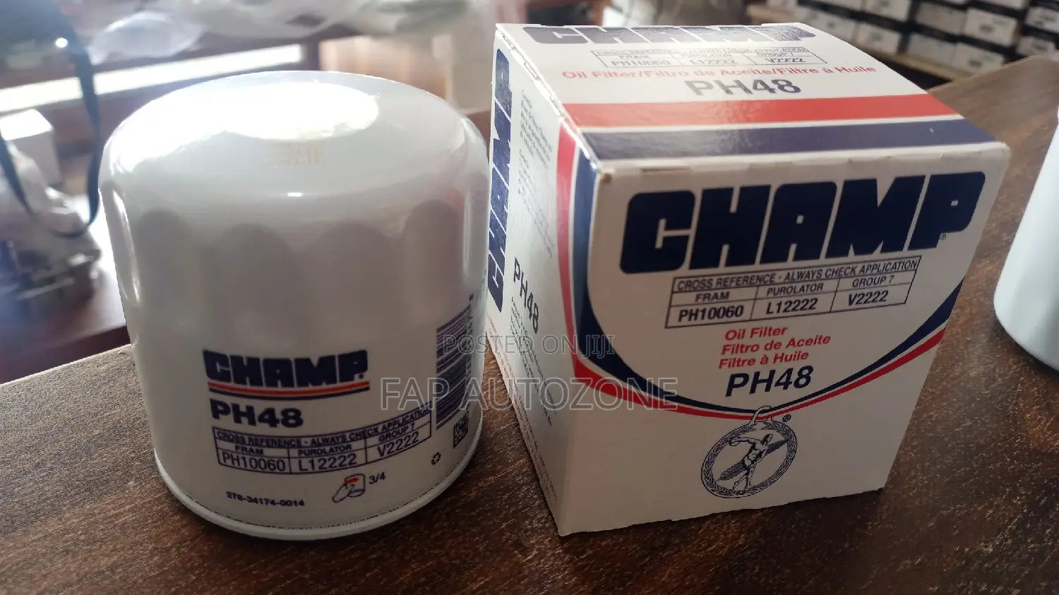10586. Original Champ Oil Filter From Usa. Ph48