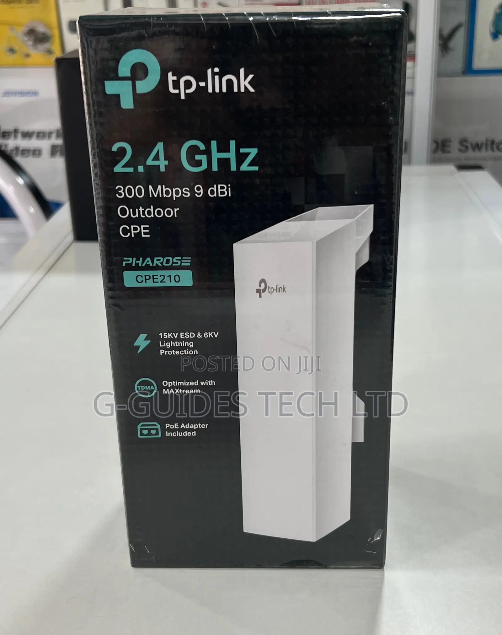 TP-Link CPE210 2.4ghz 300mbs 9dbi Outdoor Cpe Access Point