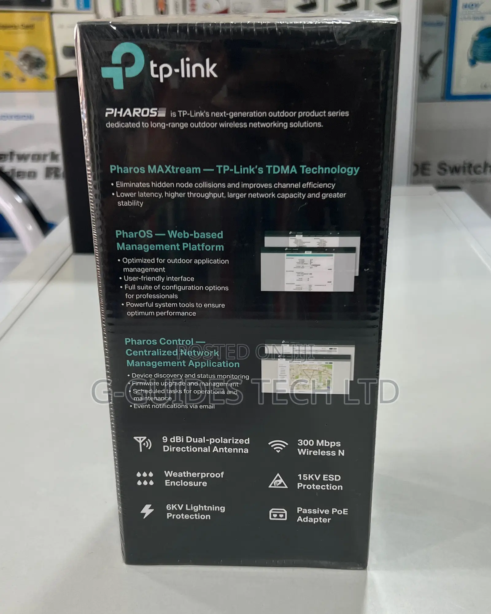 TP-Link CPE210 2.4ghz 300mbs 9dbi Outdoor Cpe Access Point