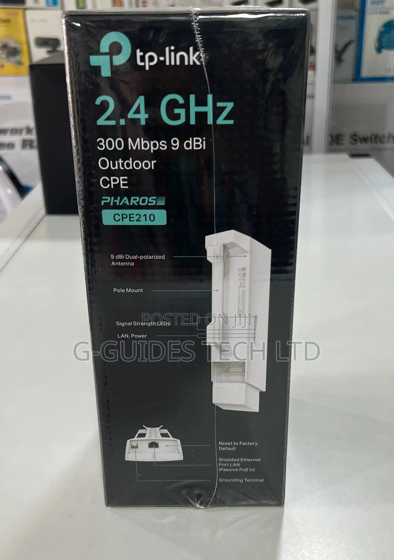 TP-Link CPE210 2.4ghz 300mbs 9dbi Outdoor Cpe Access Point