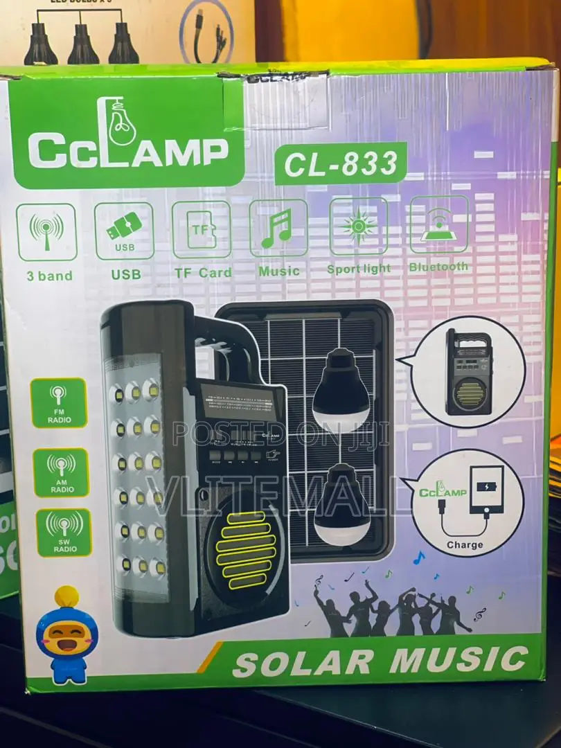 Cclamp Multifunctional Portable SOLAR SYSTEM (CL-833)