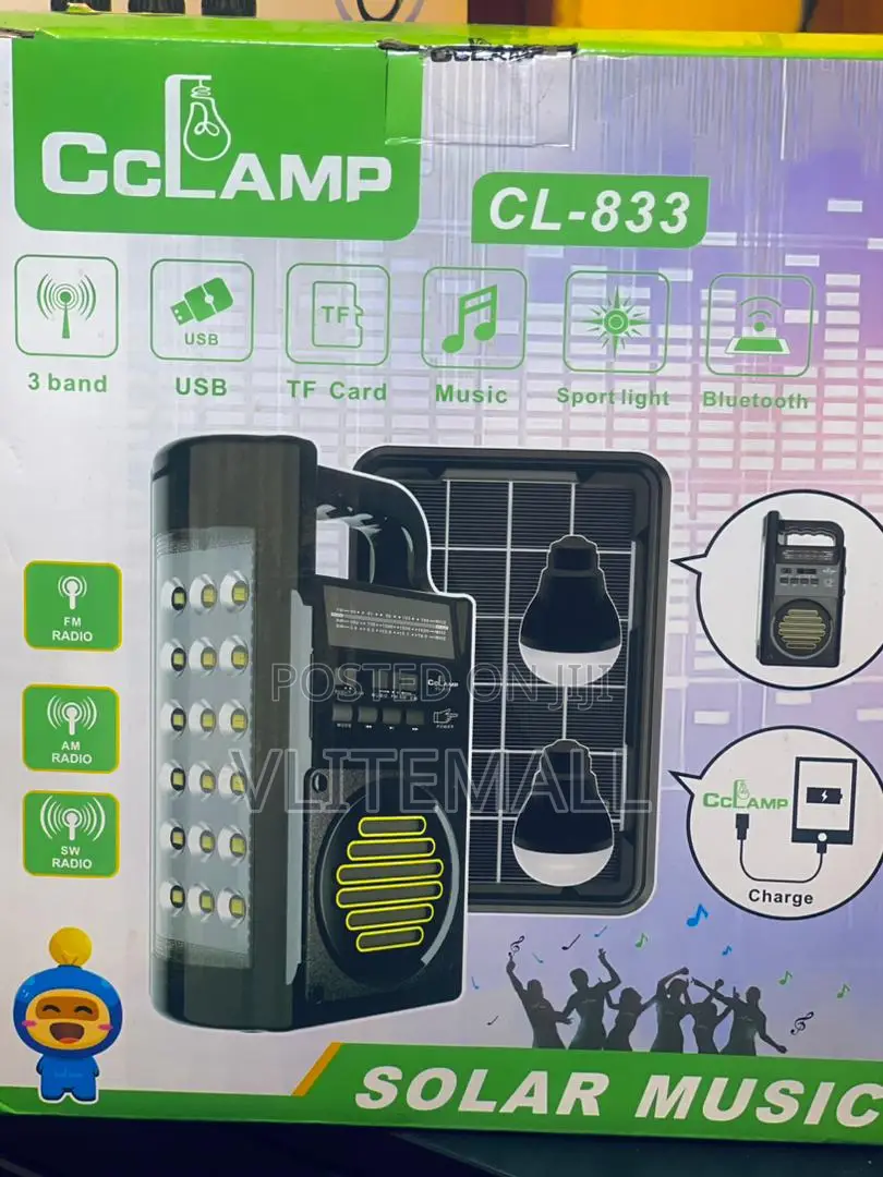 Cclamp Multifunctional Portable SOLAR SYSTEM (CL-833)