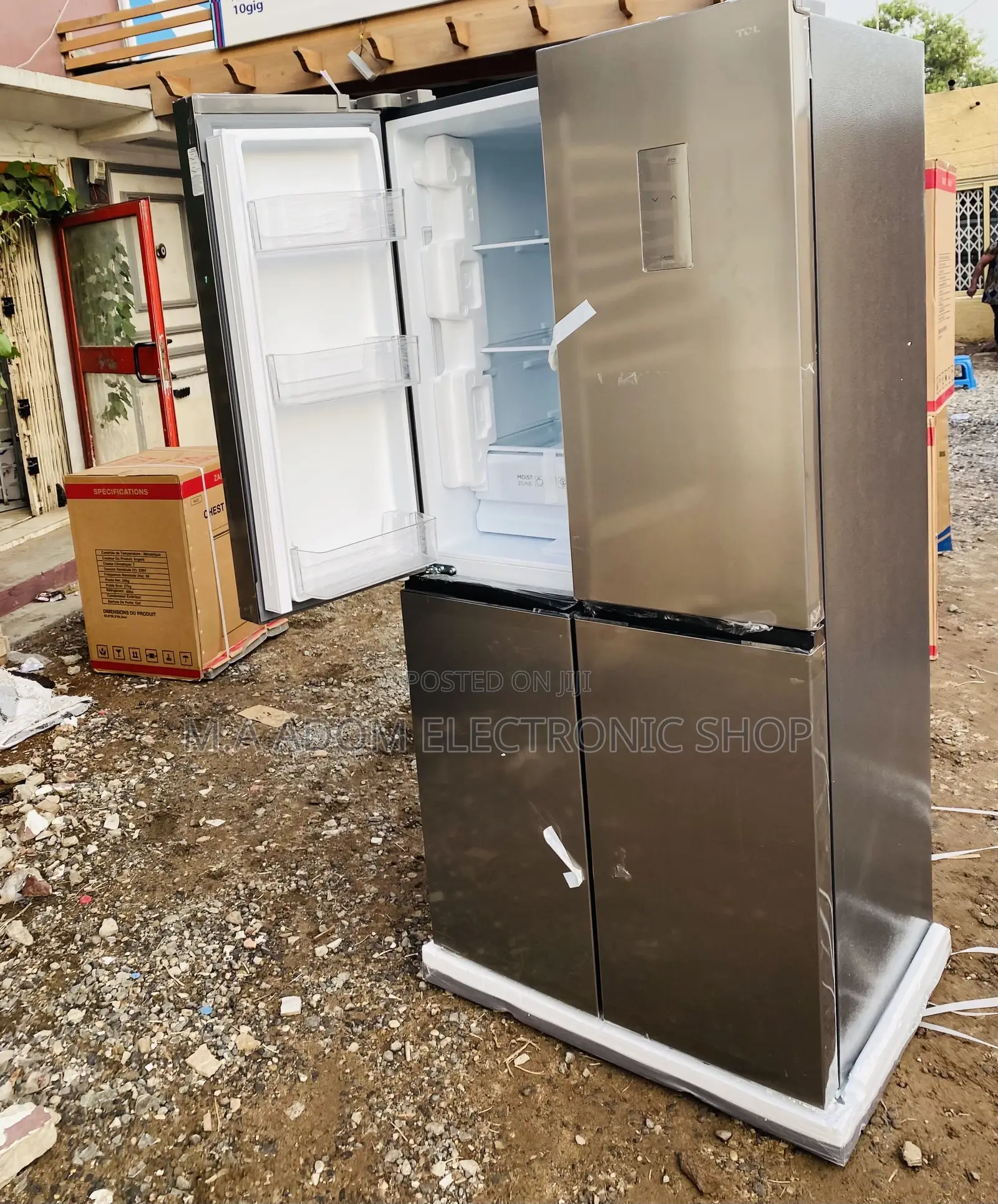 Well Design TCL French Door Refrigerator P460CD.