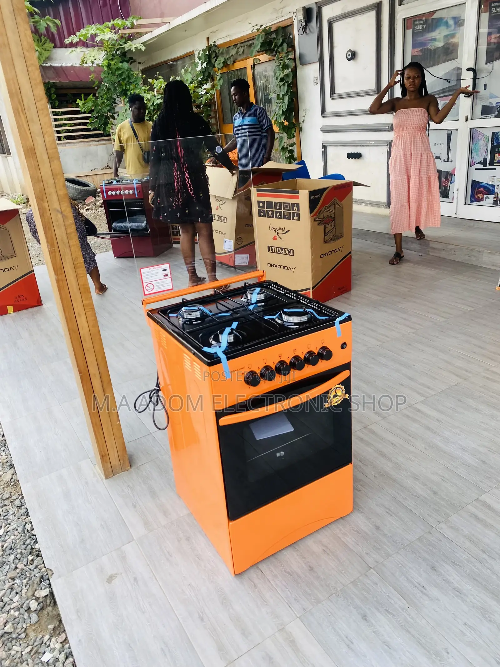 Shop Classic Volcano 50x50 Oven and Grill 4 Burner(Orange).