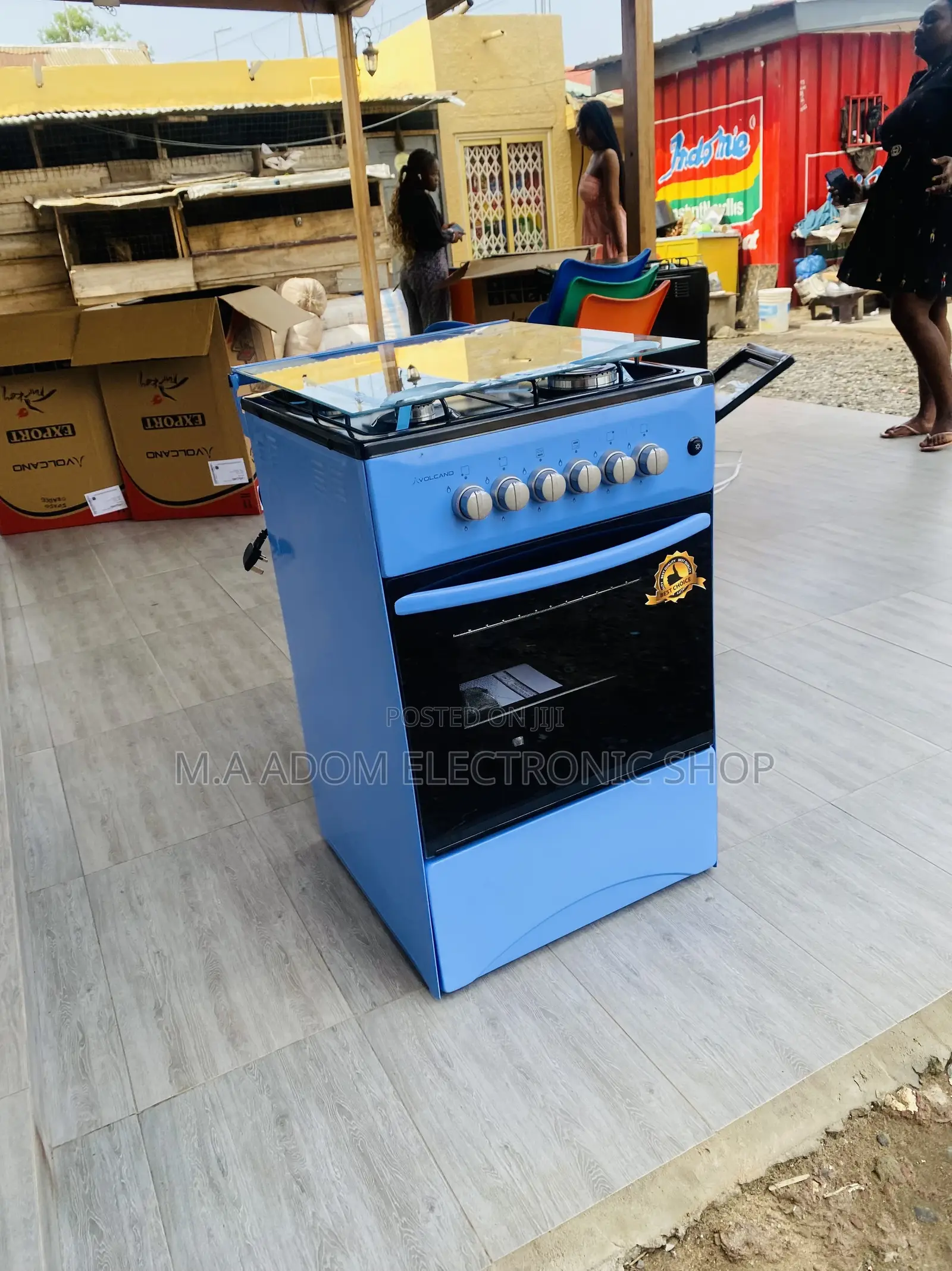 Shop Authentic Volcano 50x50 Oven and Grill 4 Burner(Blue).