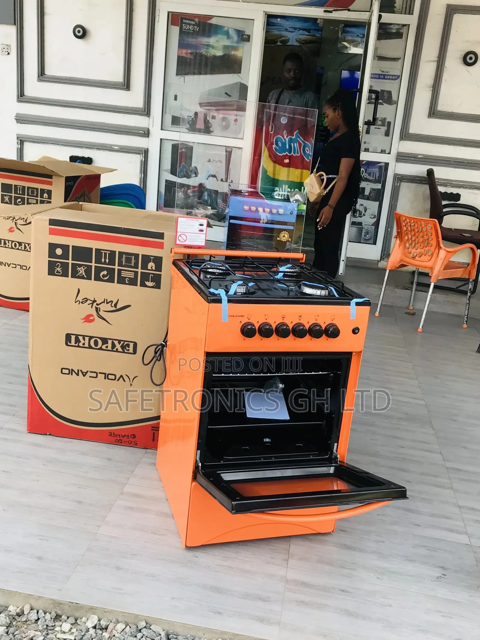 Purchase 50x50 Oven With Grill Volcano 4 Gas Cooker