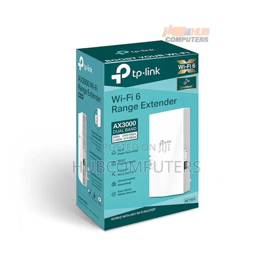 Tp-Link Re700x Wifi 6 Range Extender (Ax3000 Dual Band)