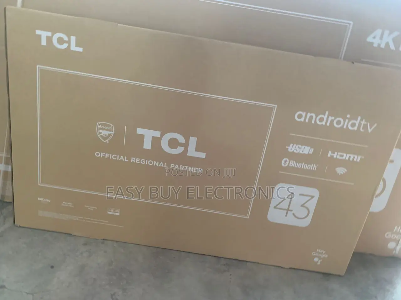 Attractive Frameless TCL Android 43" Tv