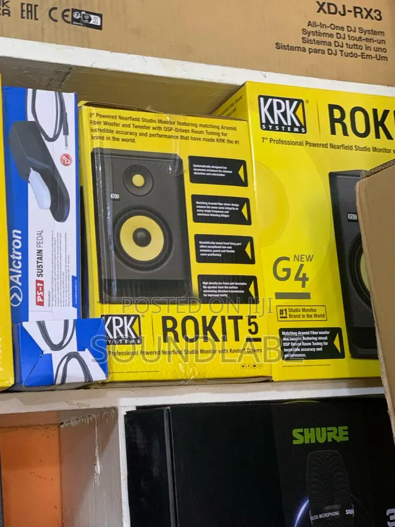 Krk Rokit Rp5 G4 Studio Monitor Active 55w Black