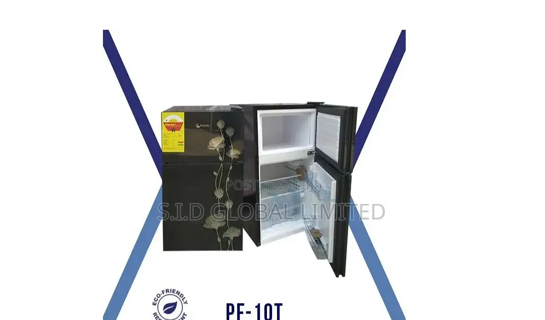 Pearl Table Top Double Door Pf-10t Fridge