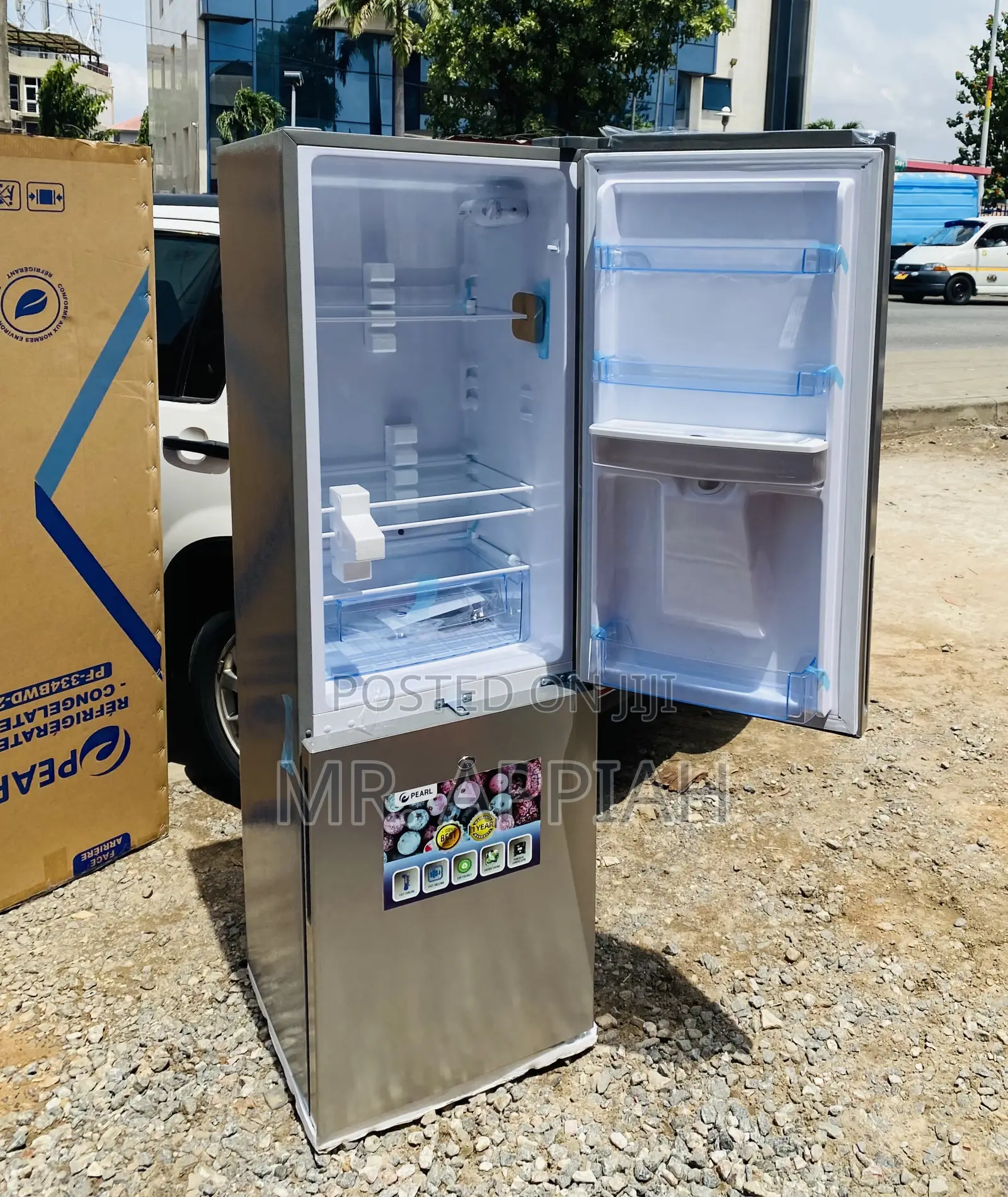 Adorable Pearl Pf 334bwd-2b 2 Door Electric Fridge(Gray).
