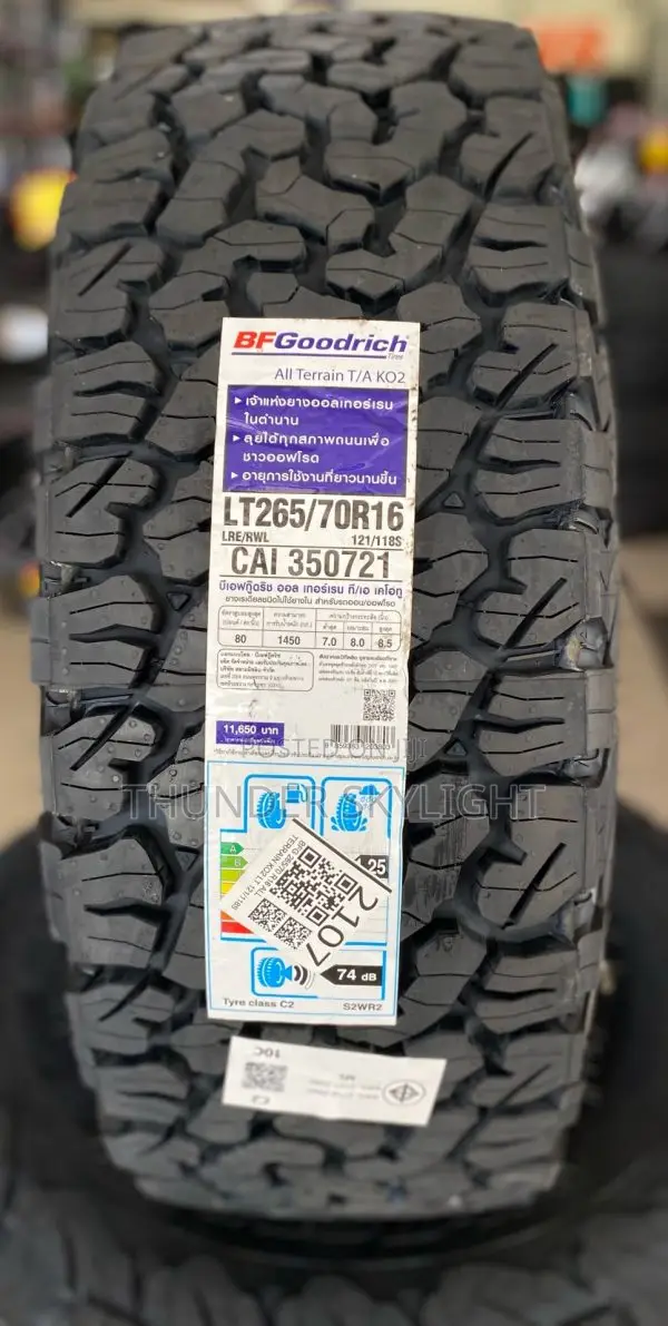 265/70r16 All Terrain Tire Bfgoodrich Ko2