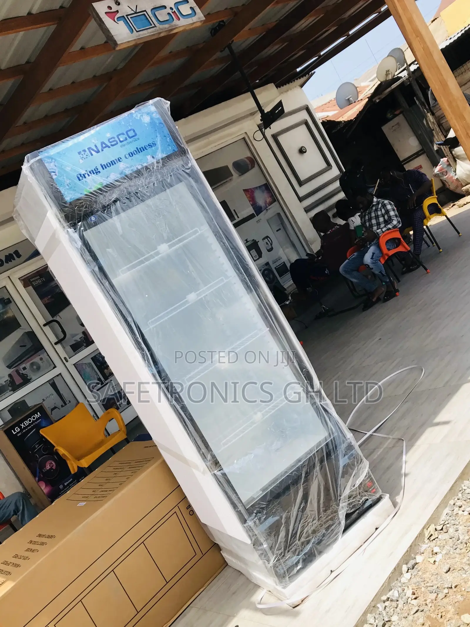 Display Nasco White Glass Singledoor Nasfl360-1dr Fridge