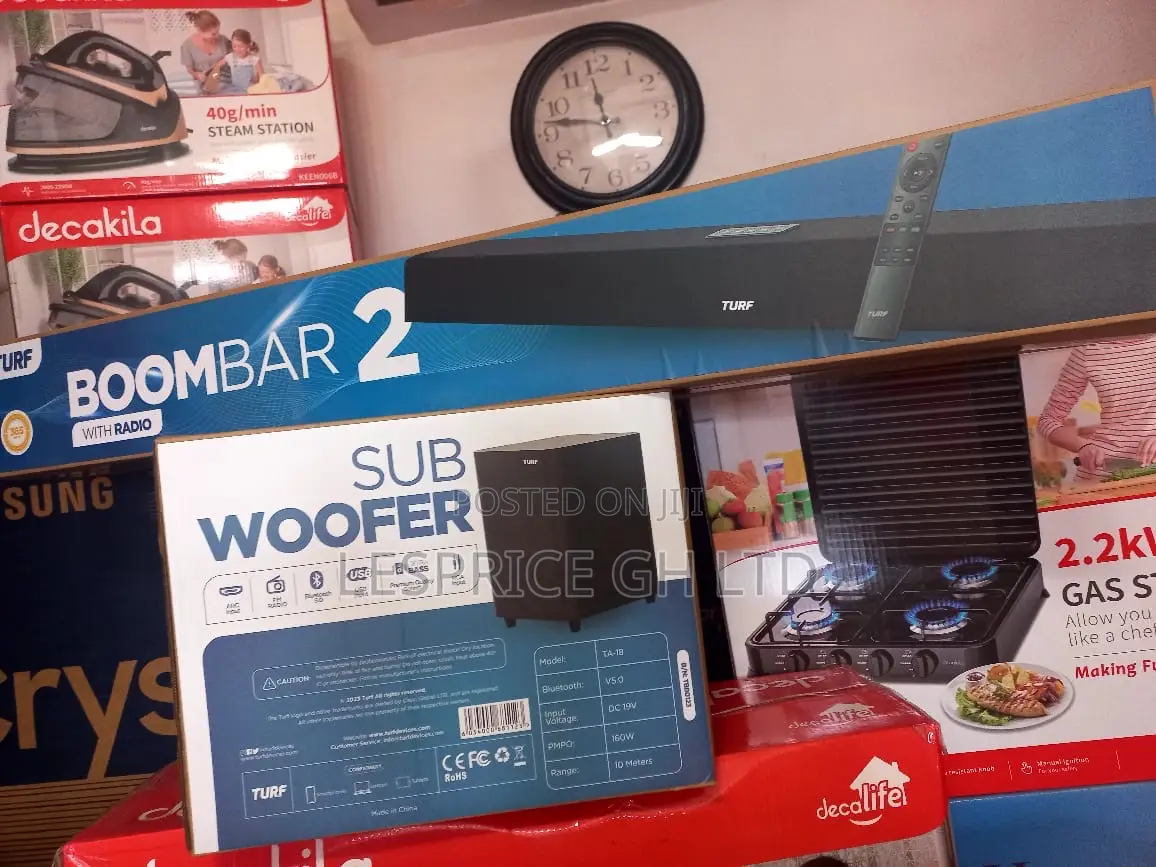 Turf Boom Bar~ Quality Sound Bar With Radio