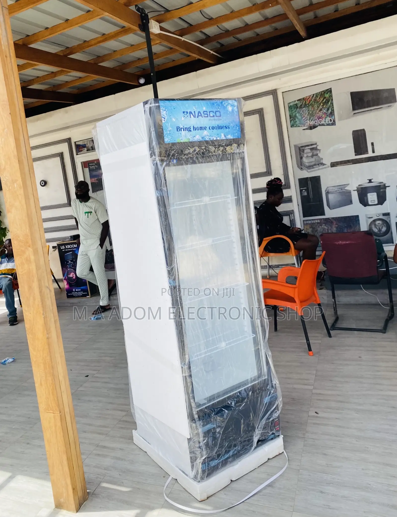 Unique Design Nasco Nasfl360-1dr 1 Door Display Fridge.