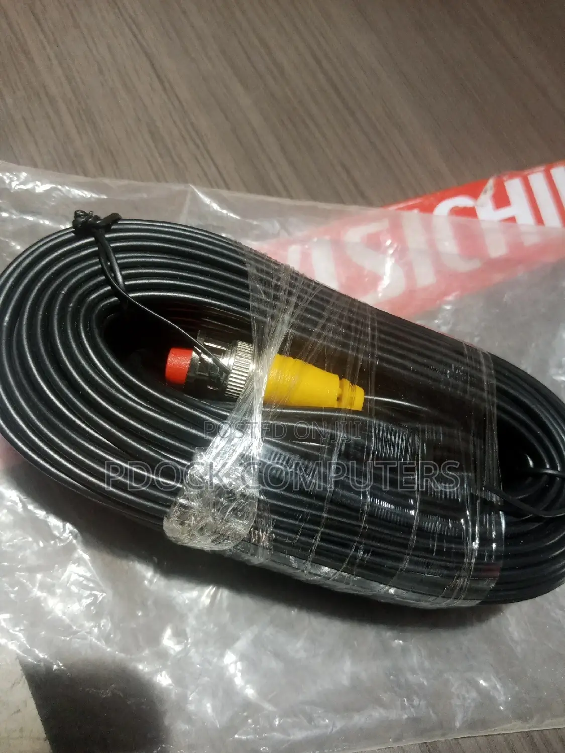 CCTV Cable Coaxial BNC Rg59 + Power Adaptor - 20m