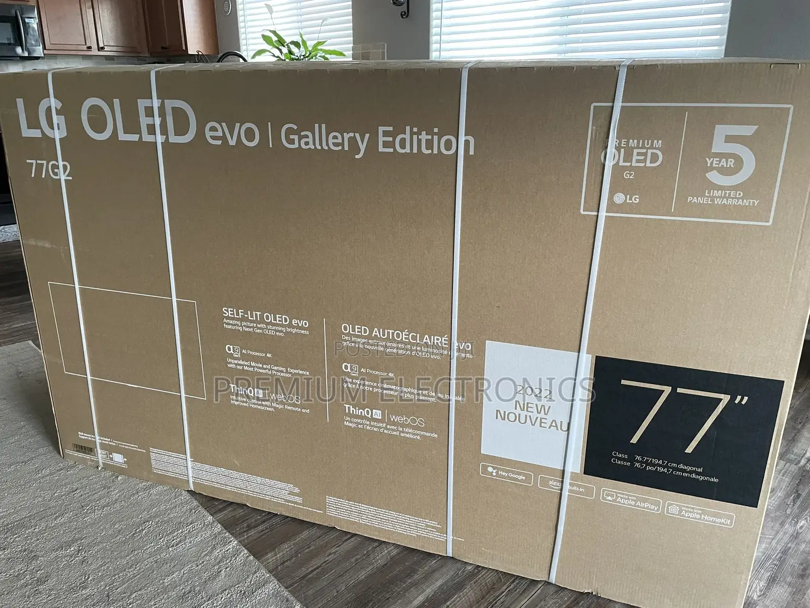 77" Thinq AI Webos, OLED Evo | OLED77G2, UHD LG 2022 TV