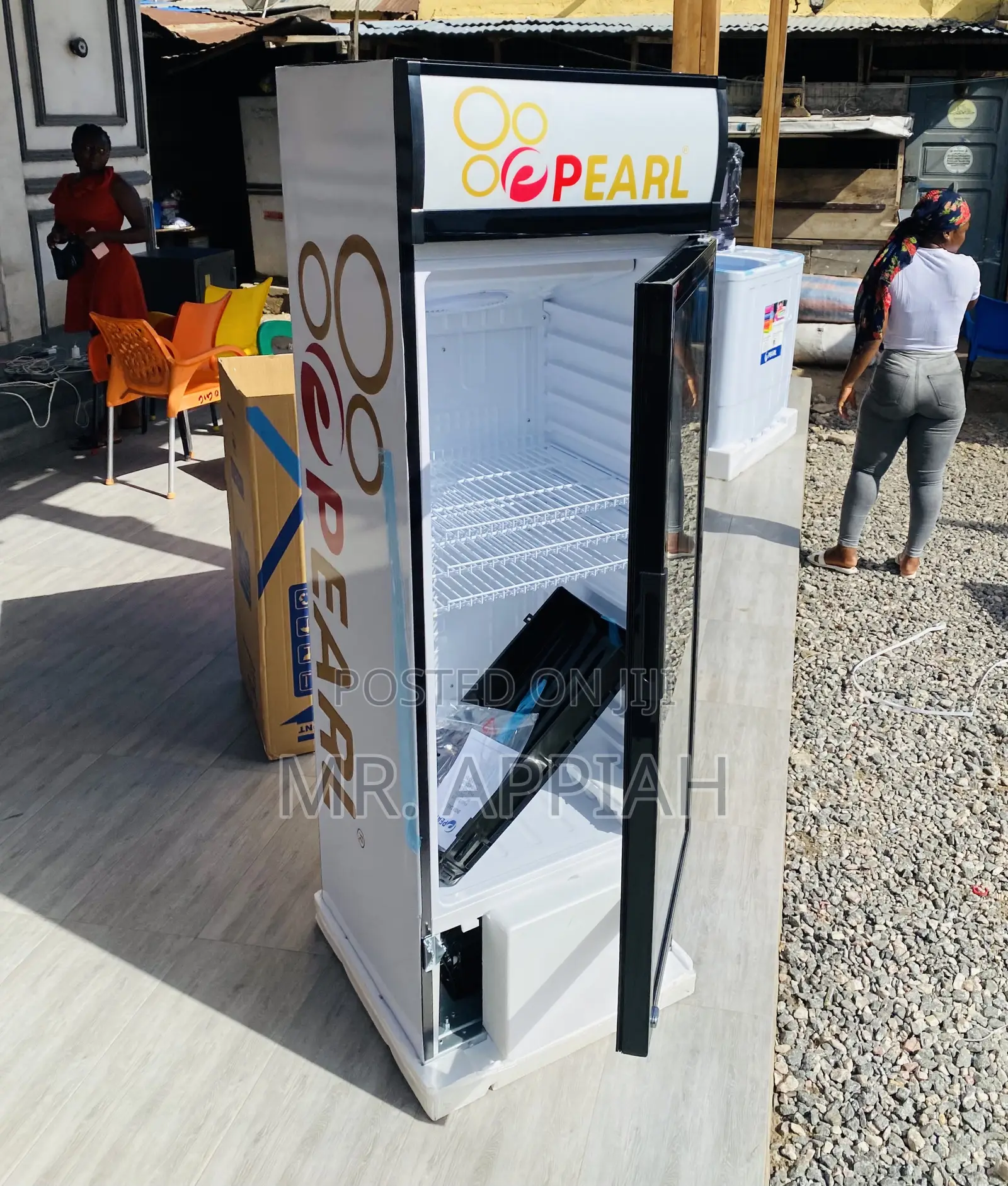Classic Design Pearl PVC 316 1 Door Electric Display Fridge