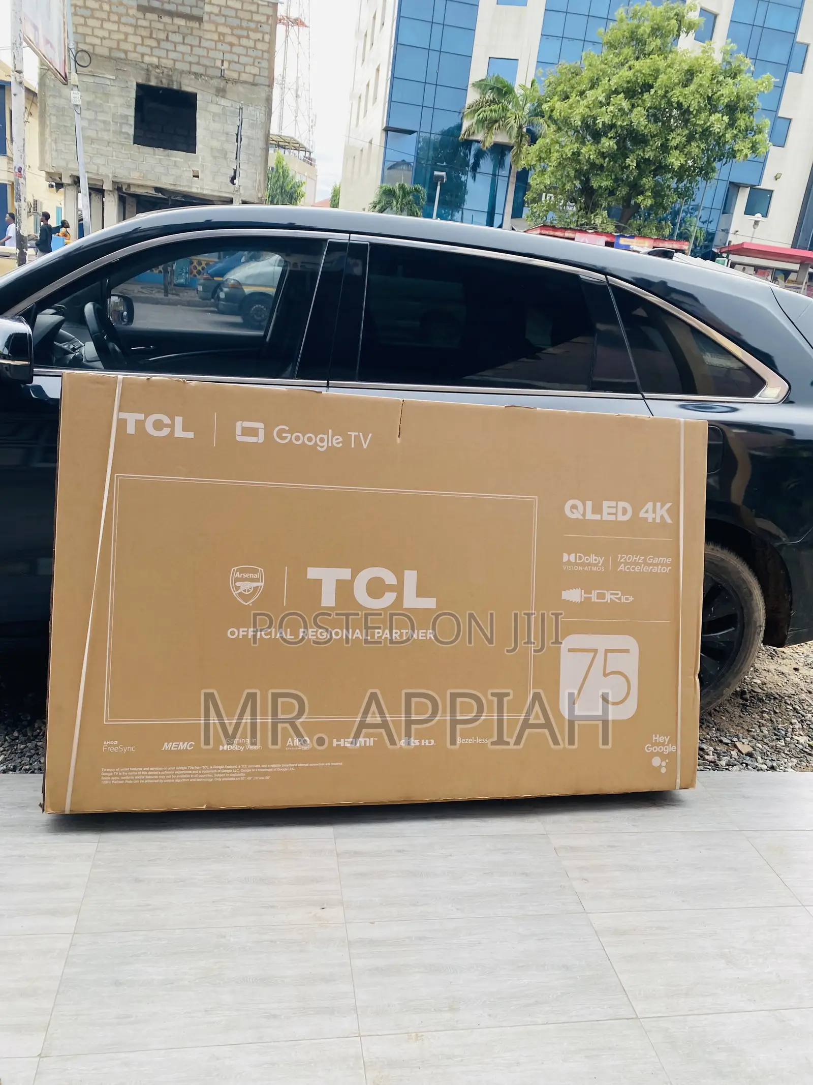 TCL 75c645 75 Inch Smart Qled Tv(Black).