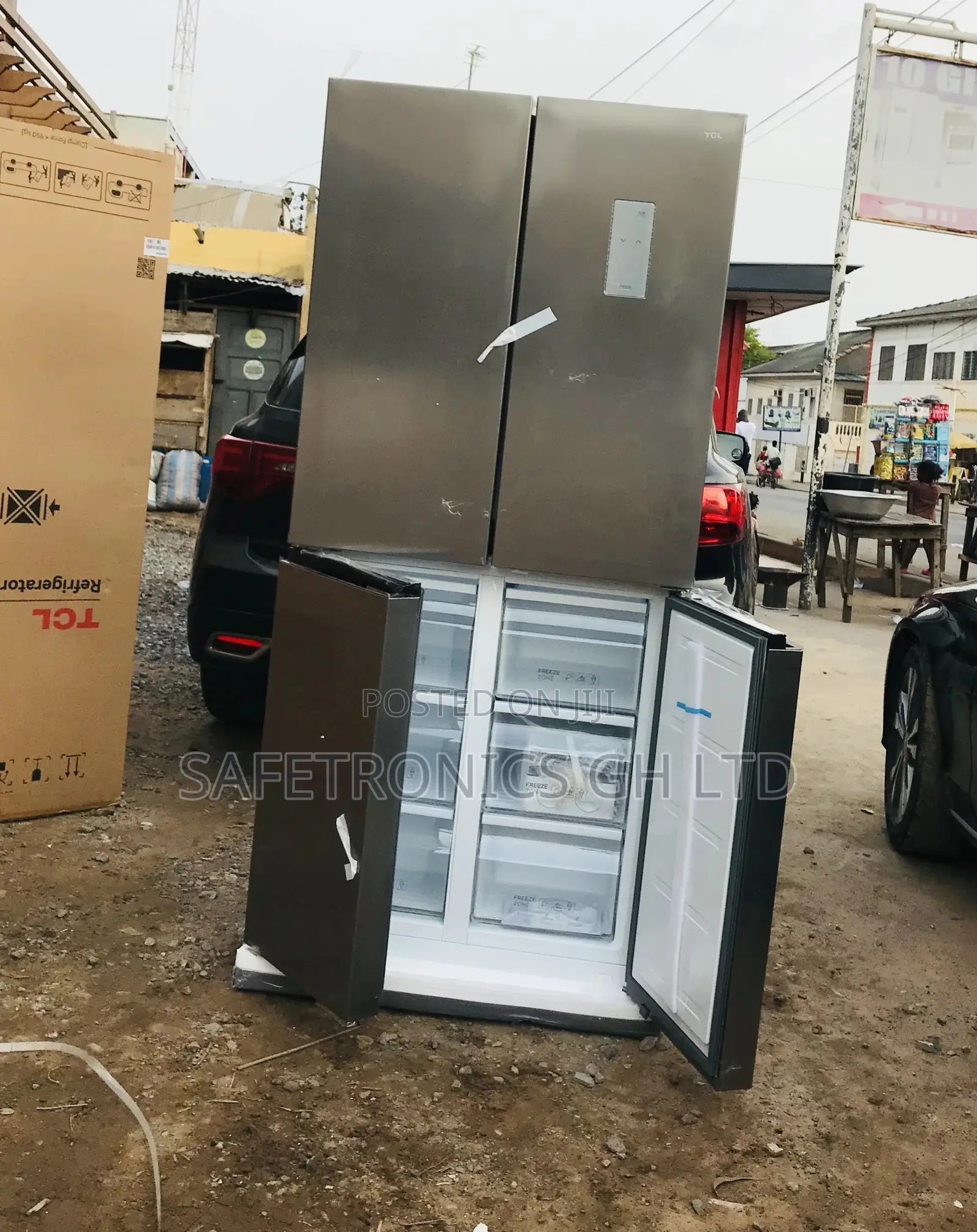 P460CD TCL Gray French Door 4 Doors Reliable Fridge