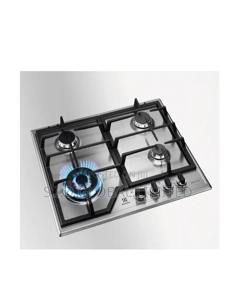 Electrolux KGS6436X 60cm 4 Burner Gas Hob in Stainless Steel
