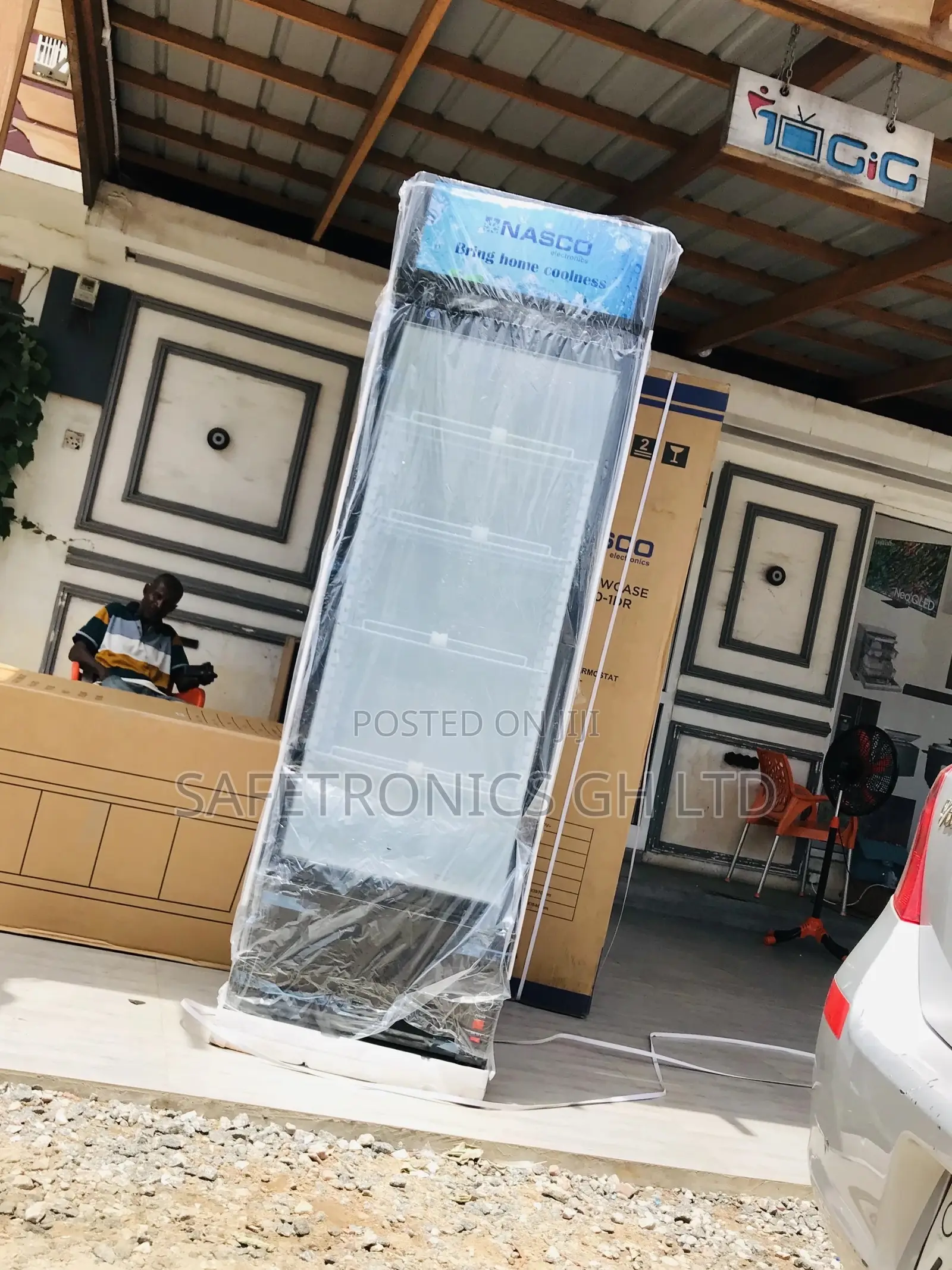 Nasfl360-1df Singledoor Nasco Glass Display Fridge
