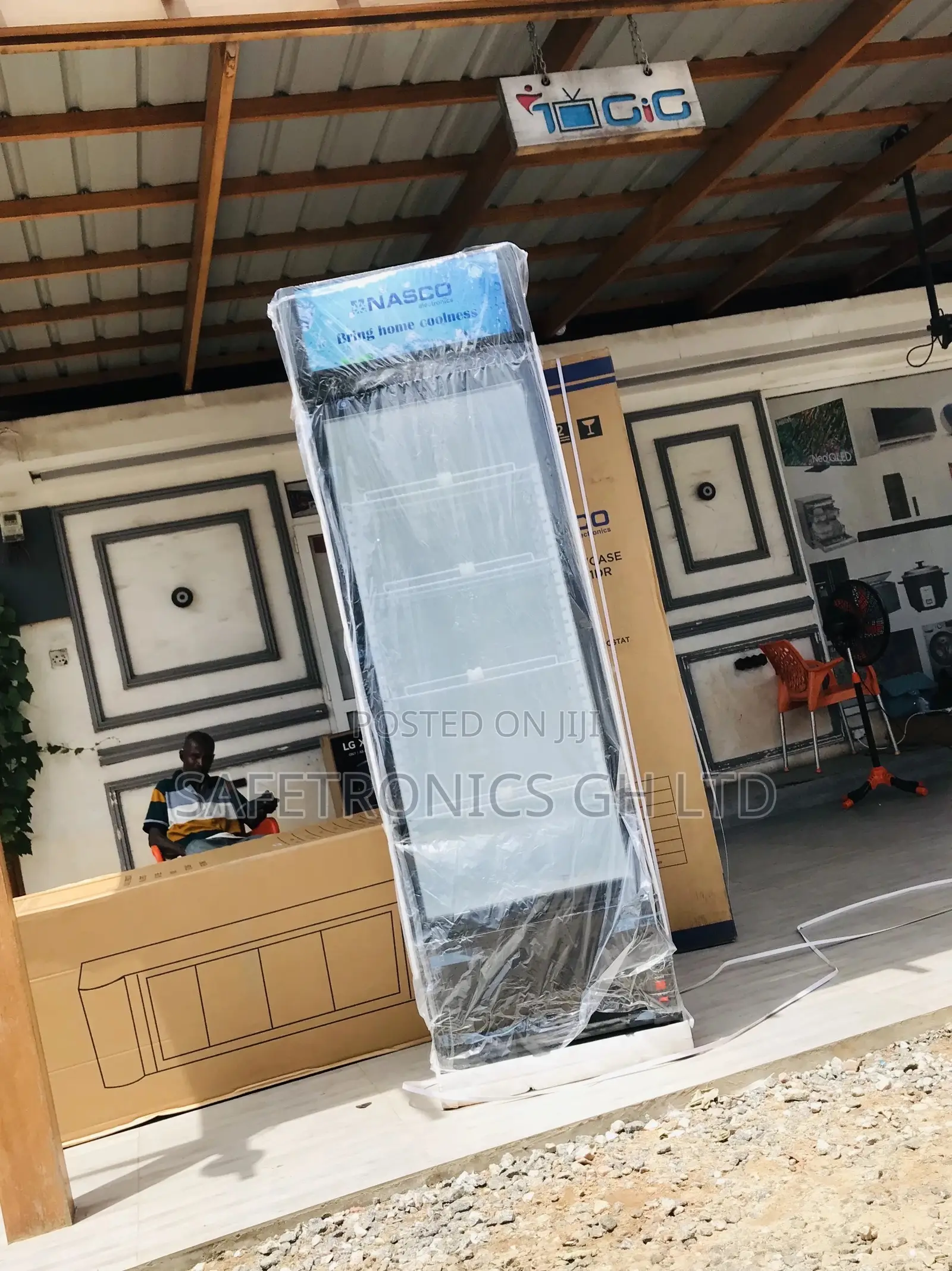 Nasco Display Glass Singledoor Nasfl360-1dr Fridge