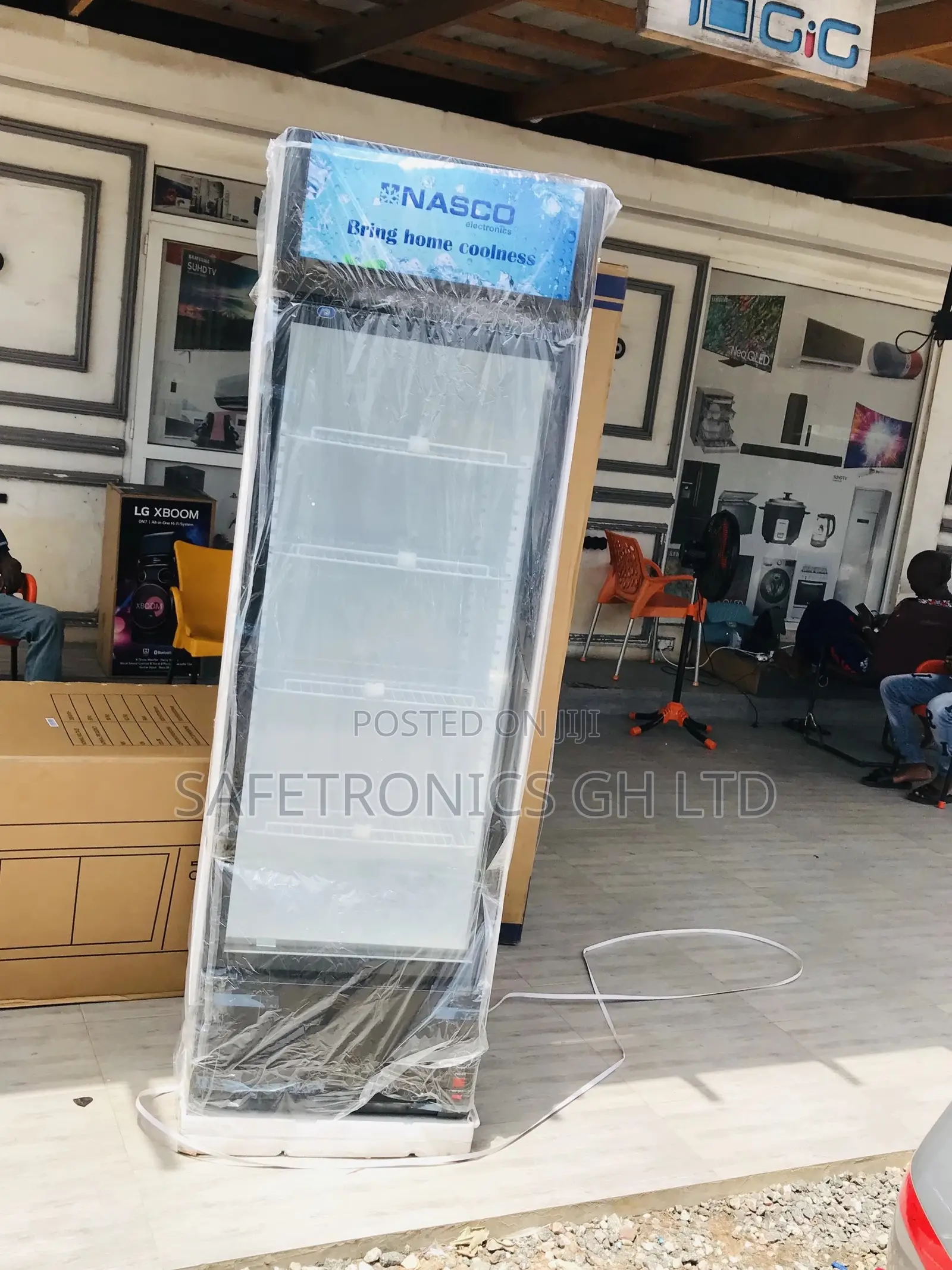 Nasfl360-1dr Glass Singledoor Display Nasco Fridge