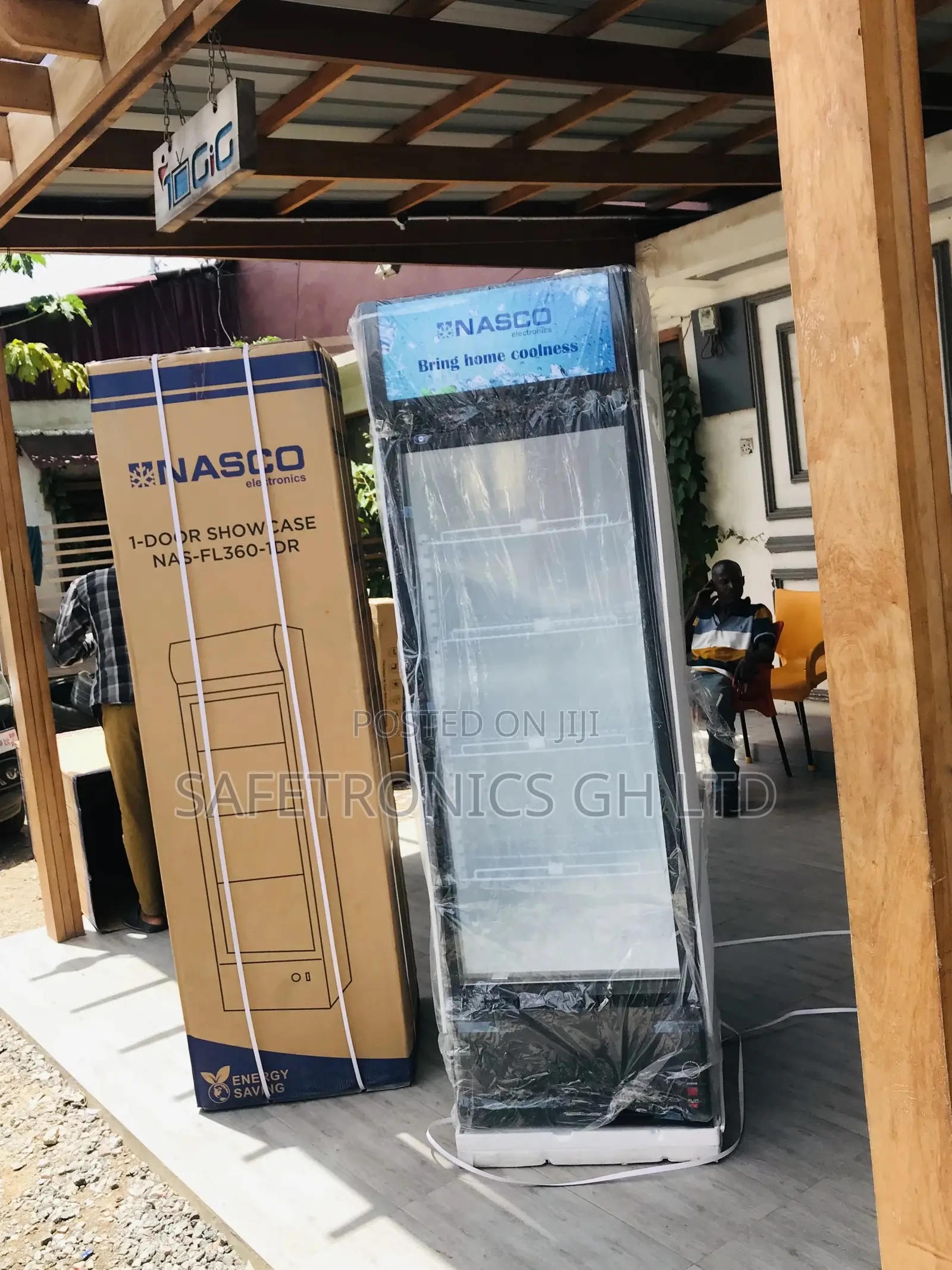 Glass Nasfl400-1dr Display Nasco Singledoor White Fridge