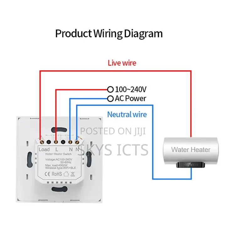 40a Water Heater /Ac Smart Switch