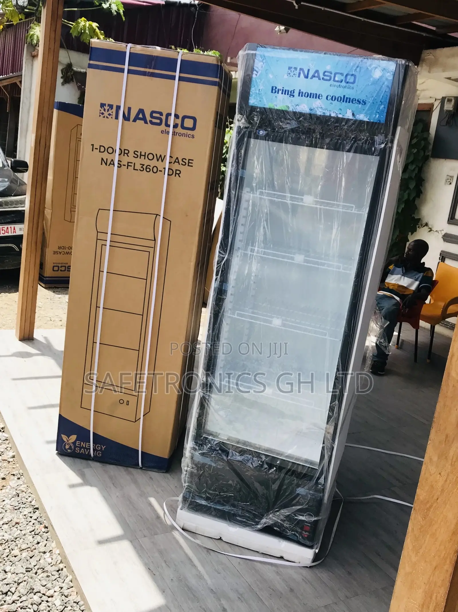 Display Singledoor Nasfl400-1dr Nasco Glass Fridge