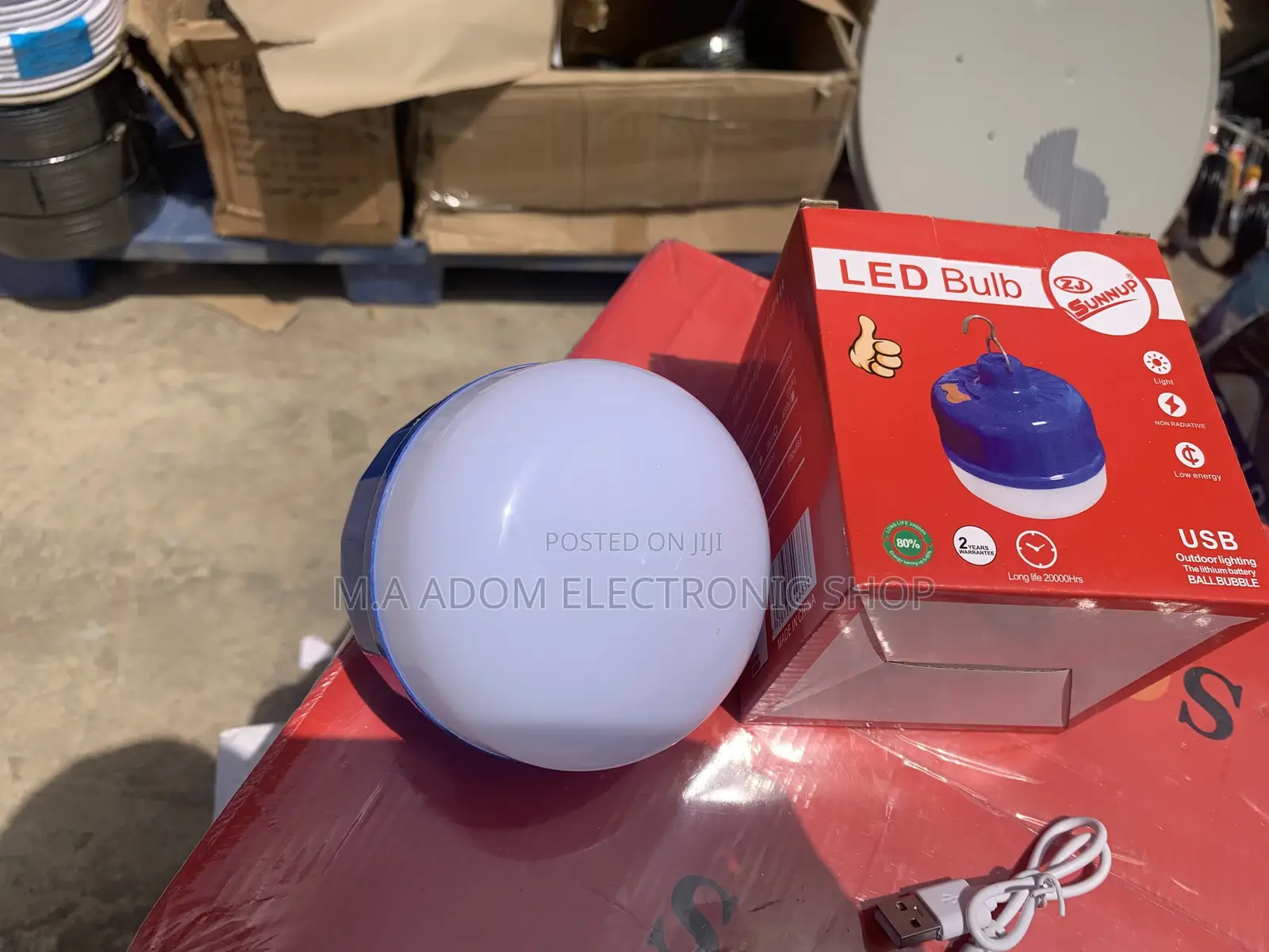 Energy Sufficient Zj-Sunnup Rechargeable Led Bulb.