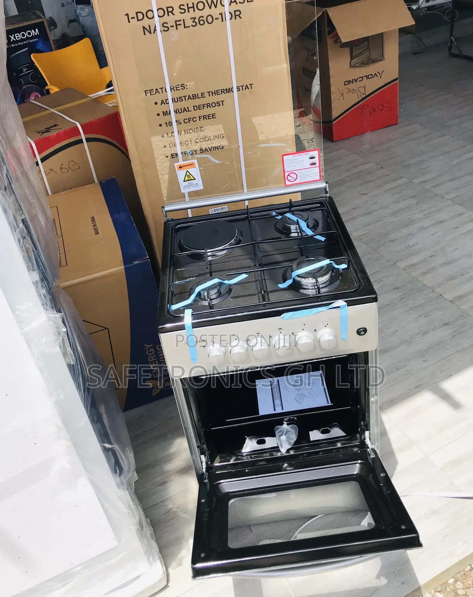 Volcano 50x50 Oven With Grill 3 Gas 1 Electric Cooker
