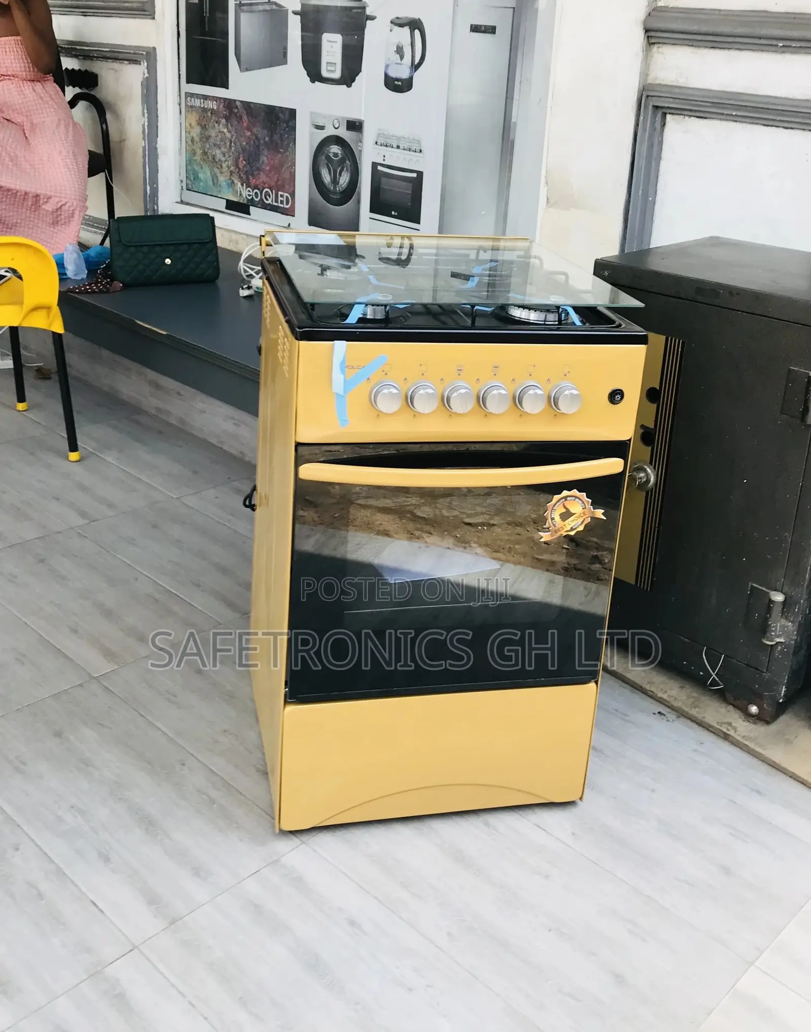 Durable Oven With Grill Volcano 50x50 4 Gas Cooker
