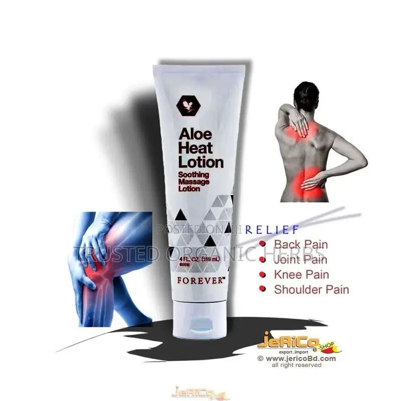 Forever Aloe Heat Lotion for Joint Pains Knee Pains