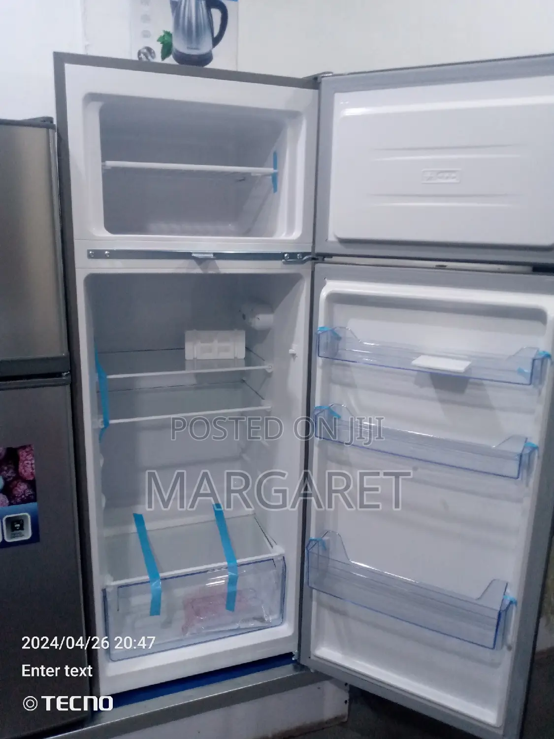 Nasco 206 Littres Double Door Fridge