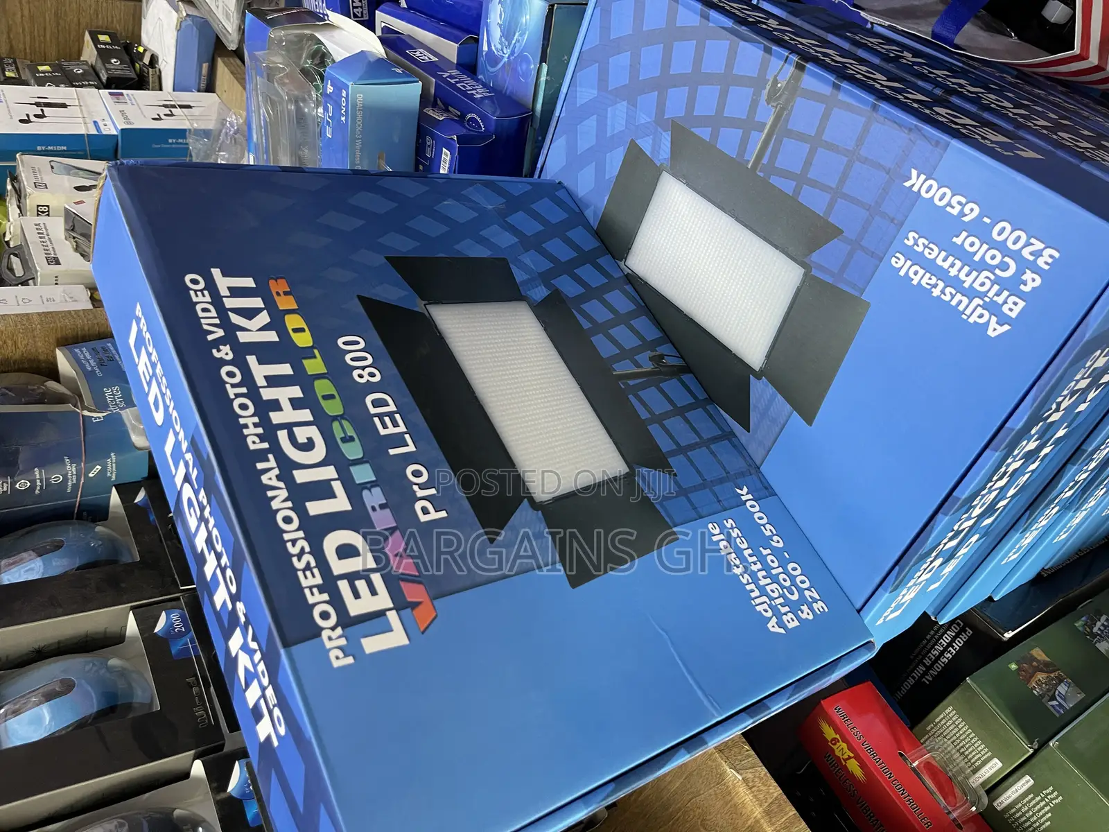 LED Light 800 With Batteries and Tripod Stand (Full Kit)