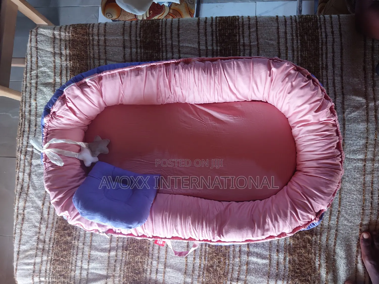 The Eleven Home Baby Nest With Pillow 35.4"X21.6"X6"